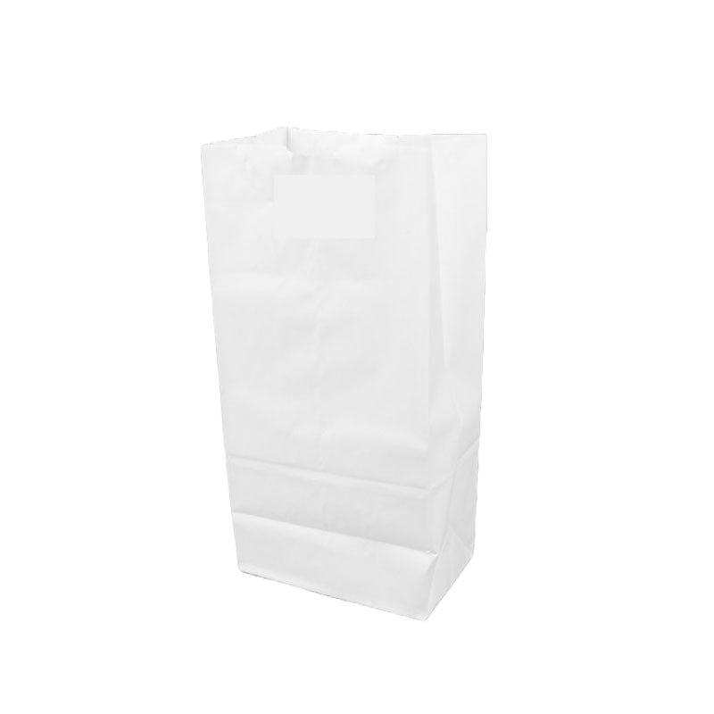 #12 lb Tall White Paper Bag <br>500/Bundle