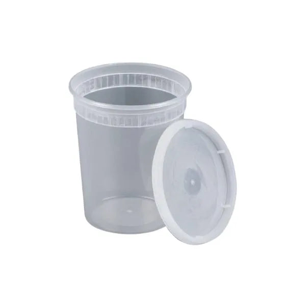 32 oz Heavy‑Duty Soup Container & Lid Combo – 240/Case
