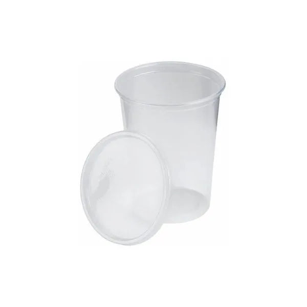 32 oz Clear Deli Container & Lid Combo – 250/Case