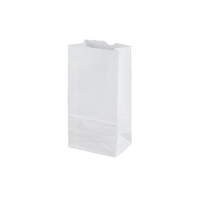 #6 lb. White Paper Bag <br>500/Bundle