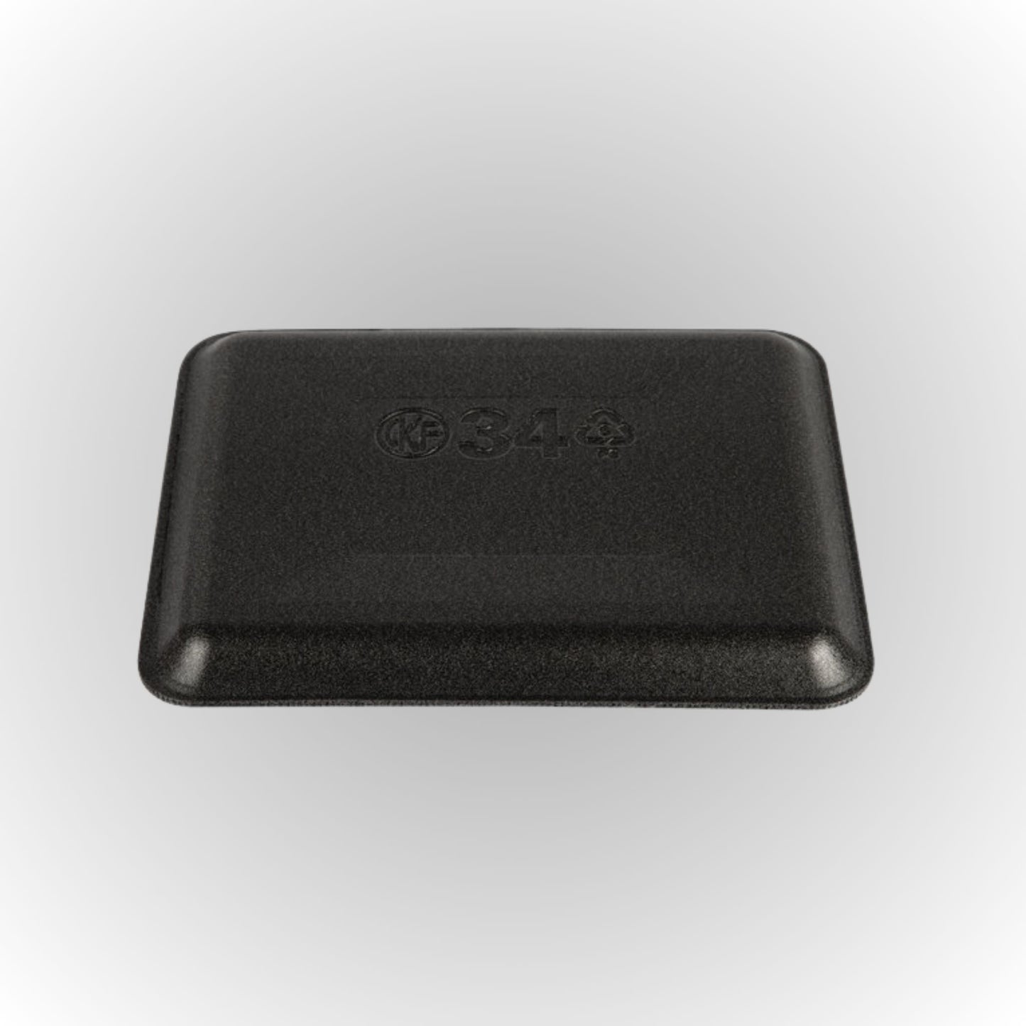 CKF 87834 #4S Durable Black Foam Meat Tray – 9 1/4" x 7 1/4" x 5/8" (500/Case)