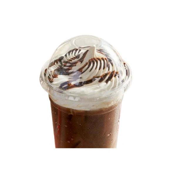Dome Lid Wide Hole Fit 16/20/24 Oz Pet Cup 1000/Cs