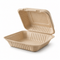 Sugarcane Fiber Clamshell Containers