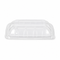 Rise Up Clear Plastic Lid for 3-Compartment Bagasse Taco Tray 300/Case