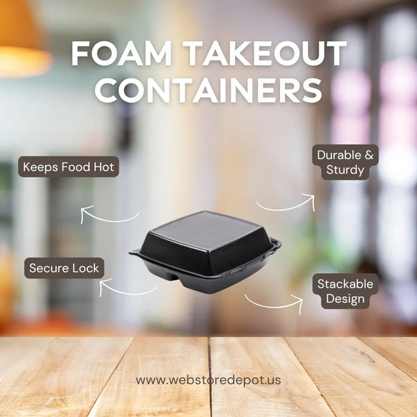 Foam Takeout Containers