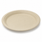Rise Up 10" Natural Bagasse Round Plate dimensions and size details