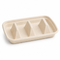 Rise Up 3-Compartment Natural Bagasse Taco Tray 300/Case product image 4