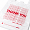 White T-Sack Medium Hd 10X5X18 14 Mic 1000/Case for restaurant and retail use