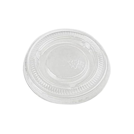 1 Oz Clear Plastic Portion Cup Lid – 2500/Case