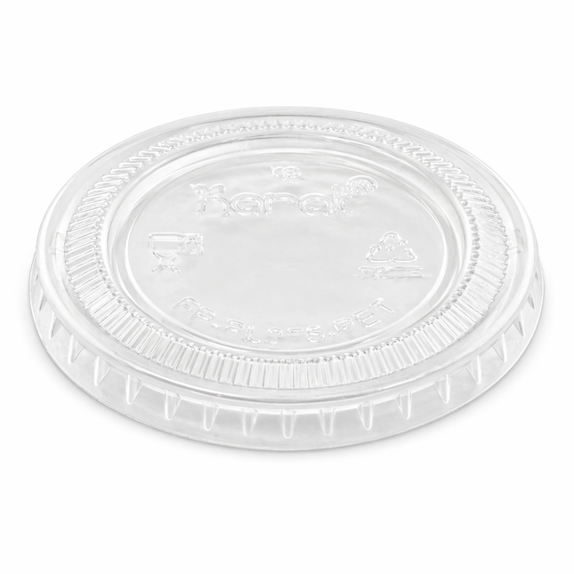 1 oz Clear Portion Cup Lids, 2500 Count Case