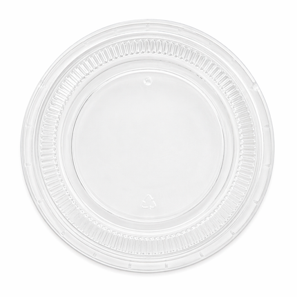 1 oz Clear No-Slot Portion Container Lids, 2500 Count Case