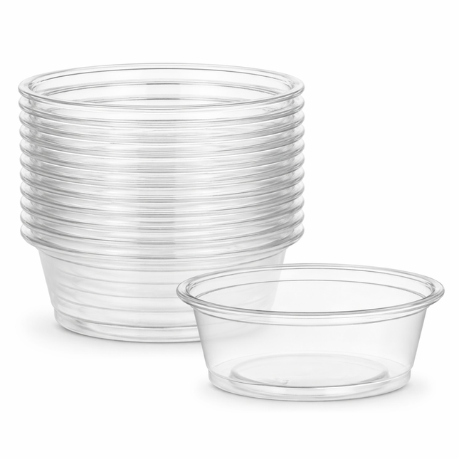 1.5 oz Clear Portion Cups, 2500 Count Case