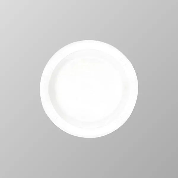 Foam Pack Plate 10" - 1 Compartment - 500/Case