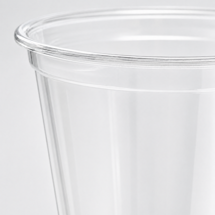 Rise Up 10 oz Clear PET Plastic Cold Cup - 1000/Case