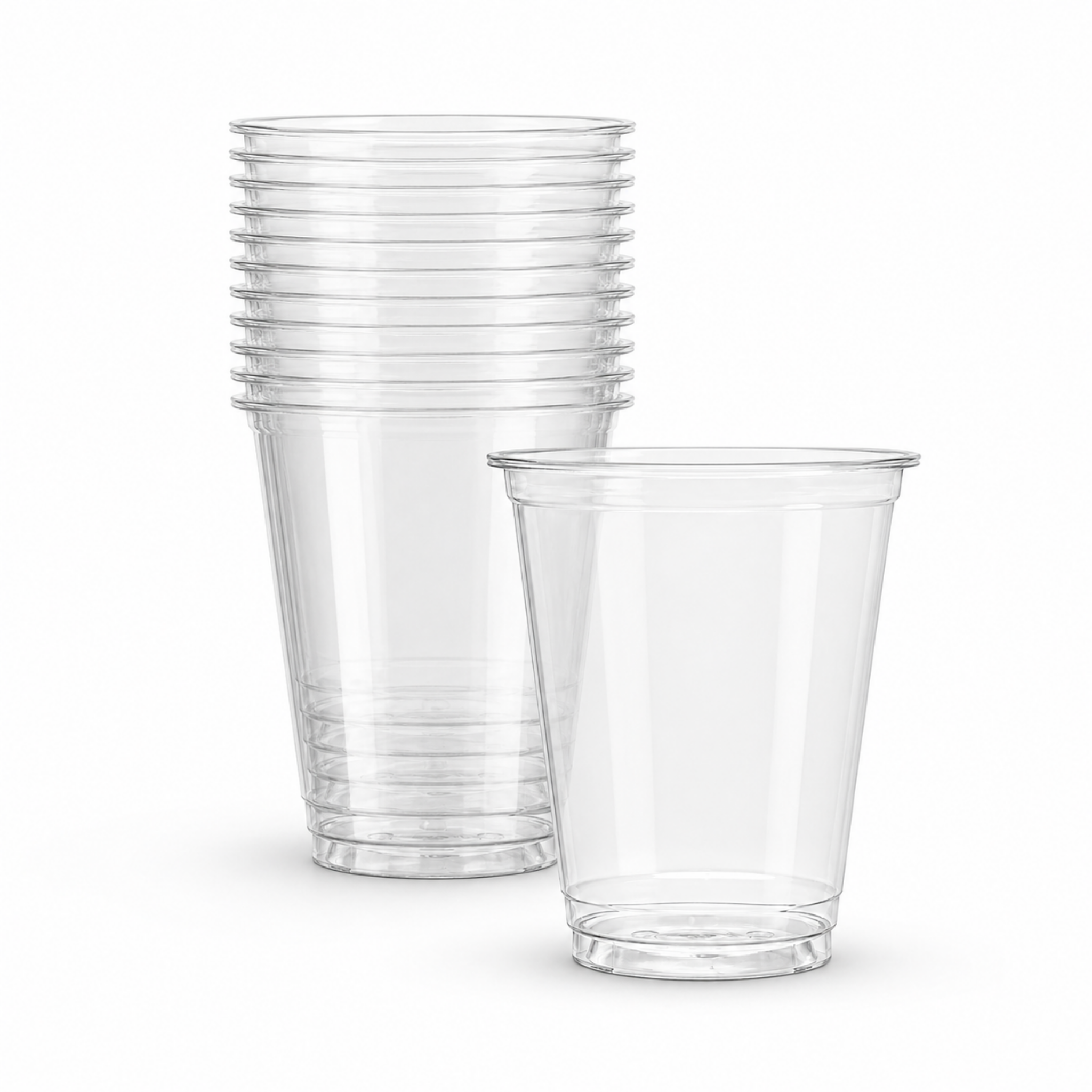 Clear 10 oz Plastic Cups PET