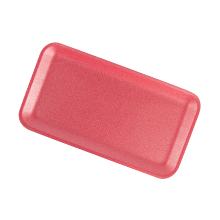CKF 88064 (#10S) Rose Foam Meat Tray 10 3/4" x 5 3/4" x 1/2" - 500/Case