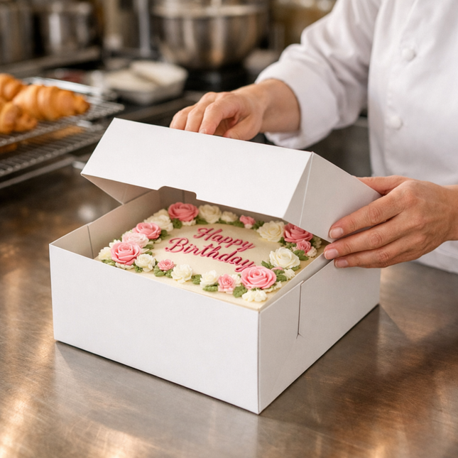 Cake Box 10 x 10 x 5 Inch - 50/Case