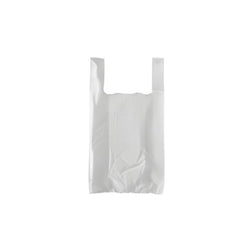 Bolsa de plástico resistente para camisetas de 1/5 (extragrande), tamaño 0,63 mil, con la leyenda 