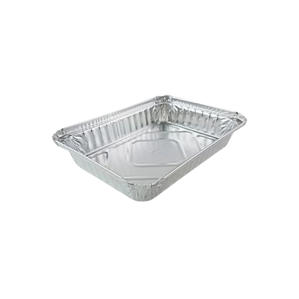 1.5 Lb. Shallow Oblong Aluminum Foil Pan - 500/Case