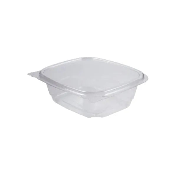 12 Oz Plastic Clear Hinged Lid Container RPTHLID12 - 200/Case