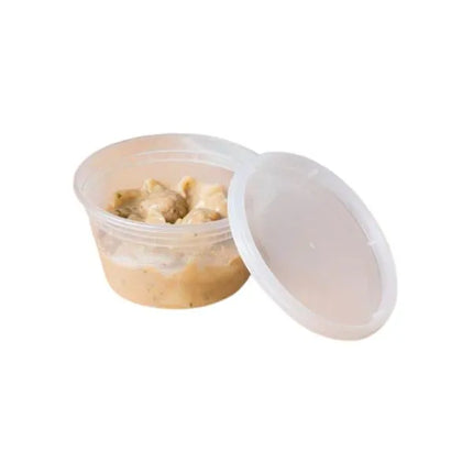 12 Oz Heavy Duty Soup Container & Lid Combo – 240/Case