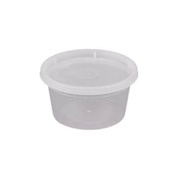 12 Oz Heavy Duty Soup Container & Lid Combo – 240/Case