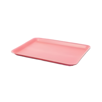 CKF 88067 (#12S) Rose Foam Meat Tray 11" x 9" x 1/2" - 250/Case