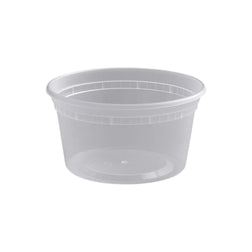 Combo de recipiente y tapa para sopa de delicatessen apto para microondas de 12 oz de Rise HD 240 / Caja 