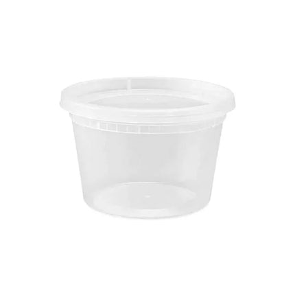 16 Oz Heavy Duty Soup Container & Lid Combo – 240/Case