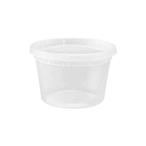 16 Oz Heavy Duty Soup Container & Lid Combo – 240/Case