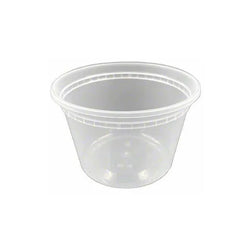 16 Oz Clear Deli Container & Lid Combo – 250/Case