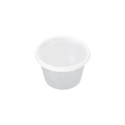 16 Oz Clear Deli Container & Lid Combo – 250/Case