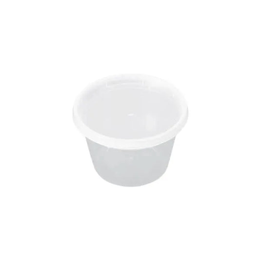 16 oz Clear Deli Container & Lid Combo – 250/Case