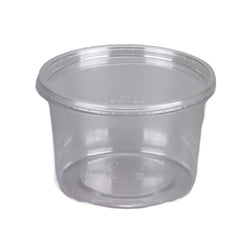 Combo de recipiente para delicatessen y tapa de plástico PET transparente de 16 oz. de Rise - 250/caja 