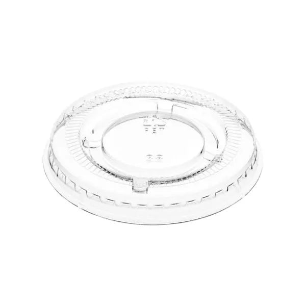 2 Oz / 1.5 Oz Clear Plastic Portion Cup Lid – 2500/Case