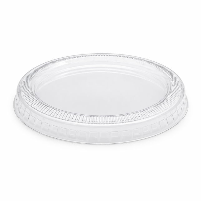2 oz Clear Plastic Lids, 2500 Count Case