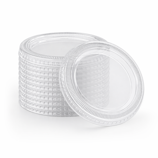 2 oz Clear Portion Cup Lids, 2500 Count Case