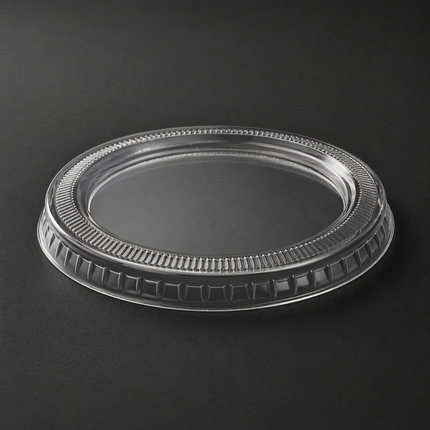 2 oz Clear Plastic Lids, 2500 Count Case