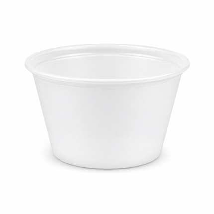 2 oz Plastic PS Soufflé Cups, 2500 Count Case