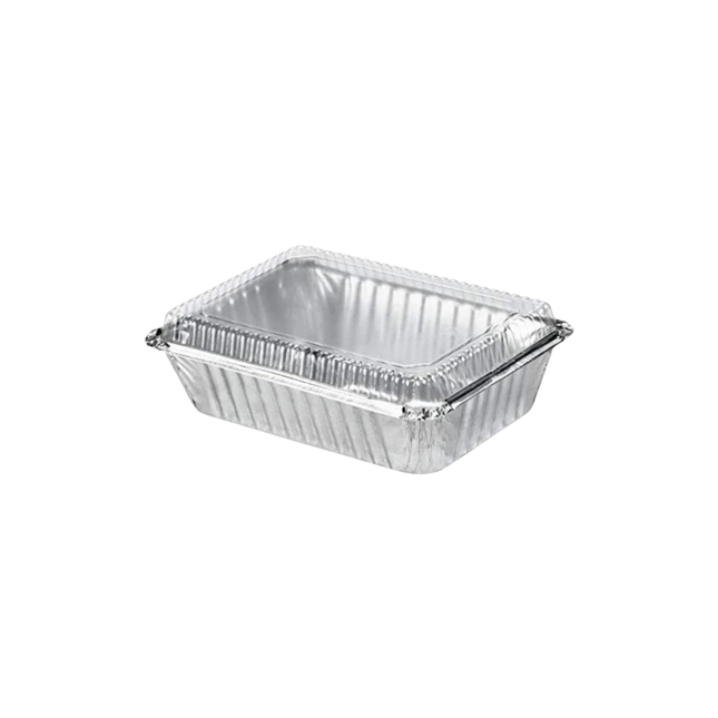 2.25 Lb. Oblong Clear Plastic Dome Lid - 500/Case