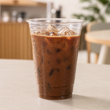 Rise Up 20 oz Clear PET Plastic Cold Cup - 1000/Case