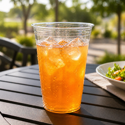 Rise Up 20 oz Clear PET Plastic Cold Cup - 1000/Case