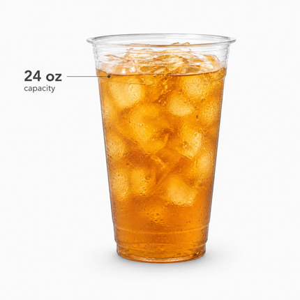Prime Source 24 oz Clear PET Plastic Cold Cup - 600/Case