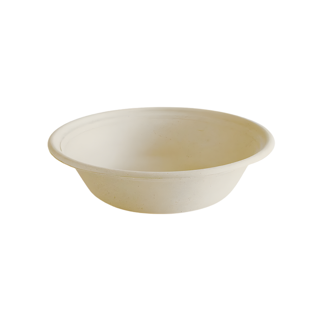 Compostable Bagasse Round Bowl 24 oz 400/Case