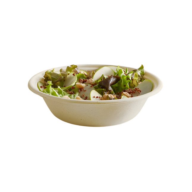 Compostable Bagasse Round Bowl 24 oz 400/Case