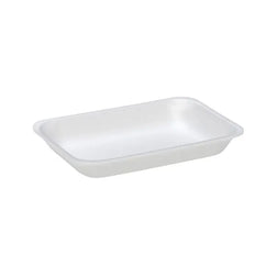 CKF 88045 #2PP White Foam Meat Tray – 7 1/2