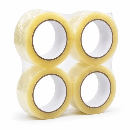 3" Clear Packing Tape, 90 Yards, 2 Mil – 12 Rolls