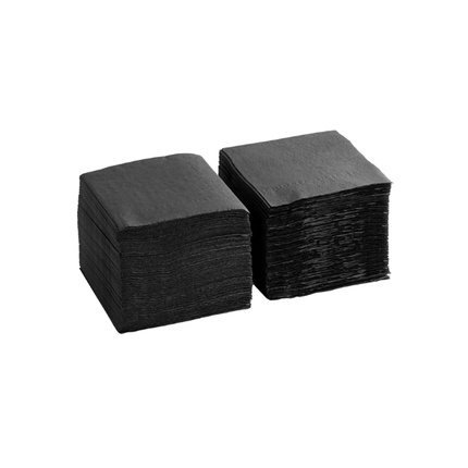 Black Beverage Napkin - 1000/Case