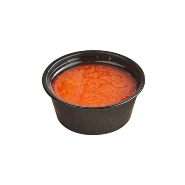 RU 3.25 Oz Black Plastic Portion Cup – 2500/Case