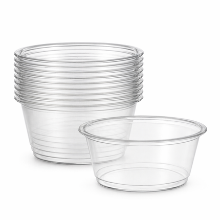 3.25 oz Clear Portion Cups, 2500 Count Case